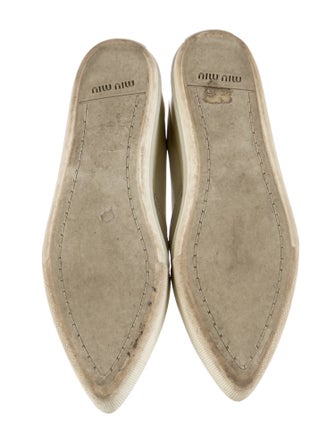 Miu Miu Leather Sneakers