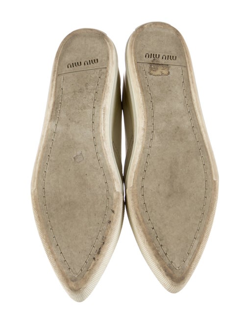 Miu Miu Leather Sneakers