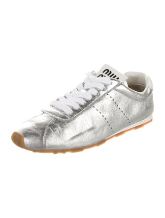 Miu Miu Leather Sneakers