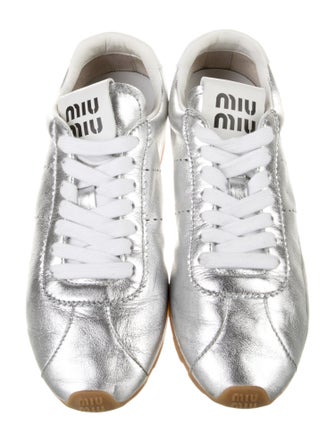 Miu Miu Leather Sneakers
