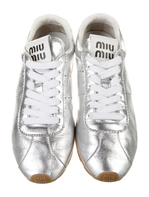 Miu Miu Leather Sneakers
