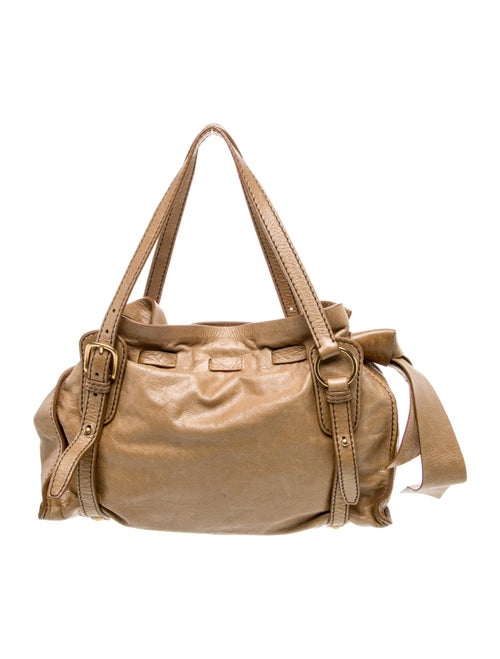 Miu Miu Leather Top Handle Bag