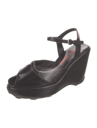 Miu Miu Leather Slingback Pumps