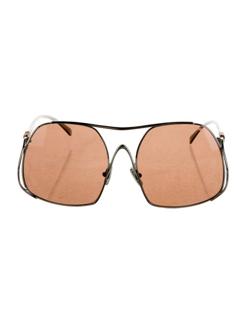 Miu Miu Oversize Tinted Sunglasses