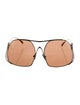Miu Miu Oversize Tinted Sunglasses