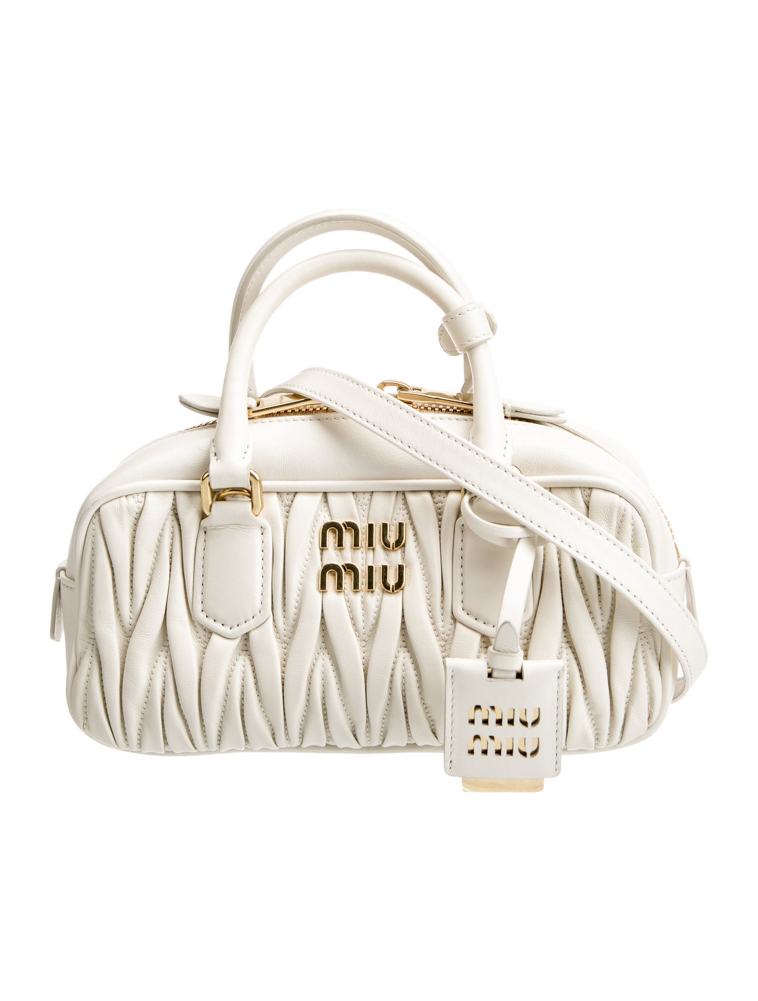 Miu Miu Leather Matelassé Arcadie