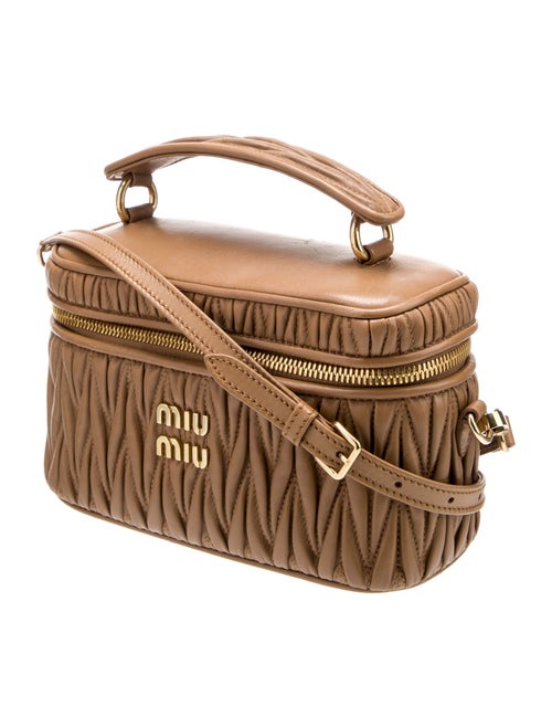 Miu Miu Lambskin Matelasse Vanity