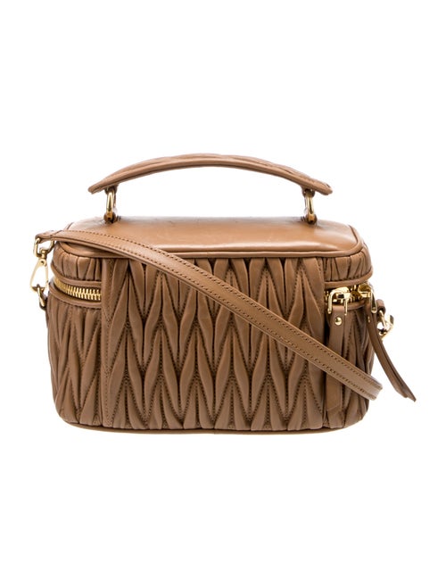 Miu Miu Lambskin Matelasse Vanity