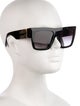 Miu Miu Square Gradient Sunglasses