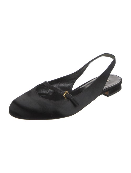 Miu Miu Satin Slingback Flats