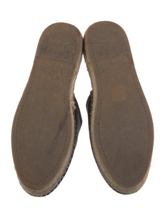 Miu Miu Leather Mules