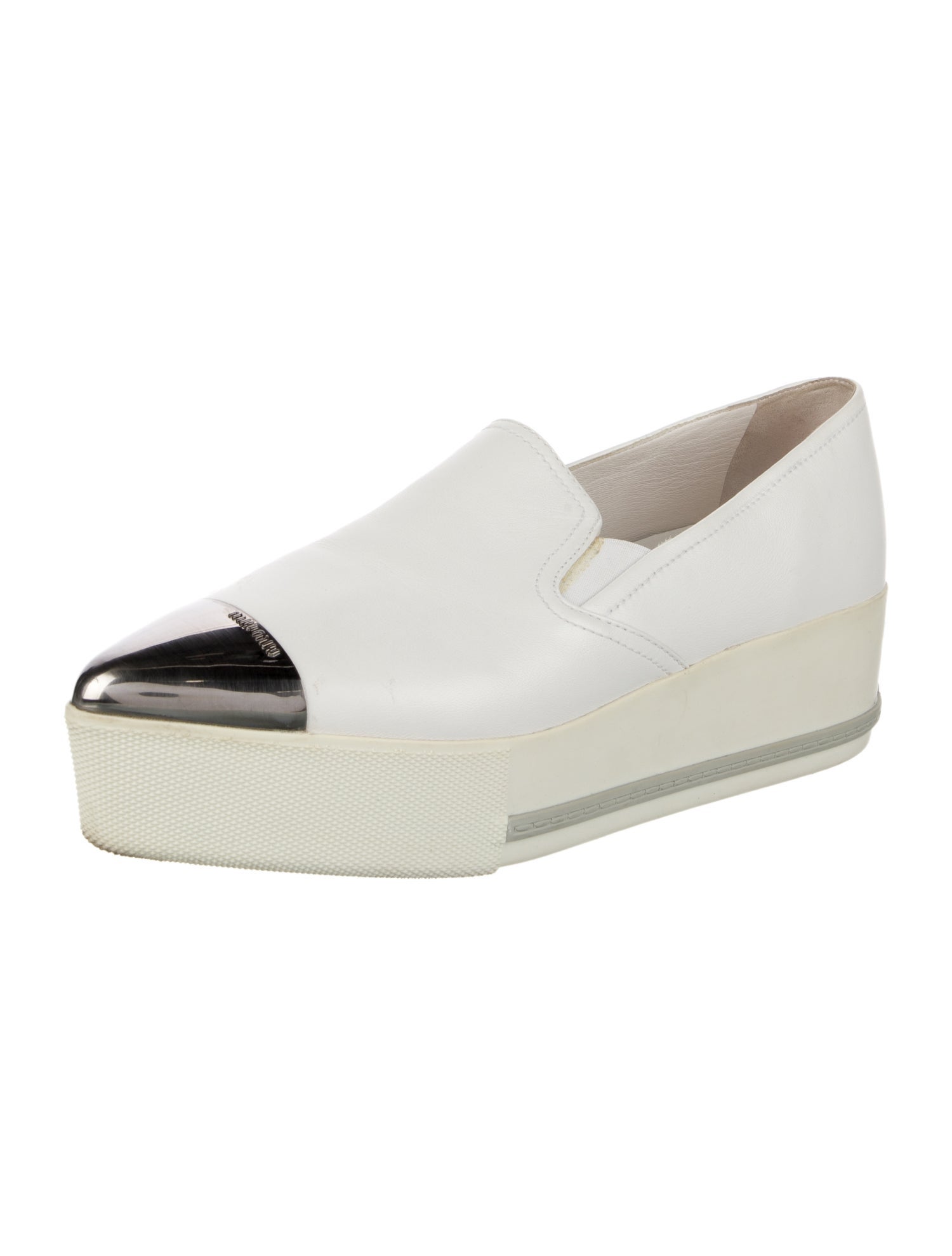 Miu Miu Leather Loafers