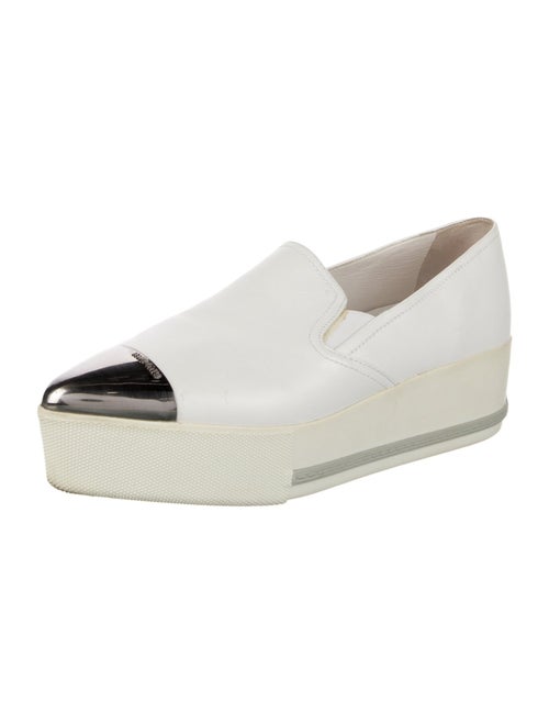Miu Miu Leather Loafers