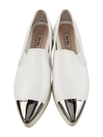 Miu Miu Leather Loafers
