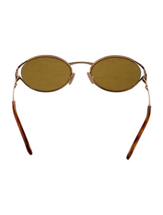 Miu Miu Round Tinted Sunglasses
