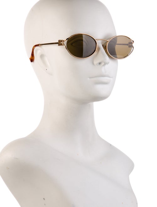 Miu Miu Round Tinted Sunglasses