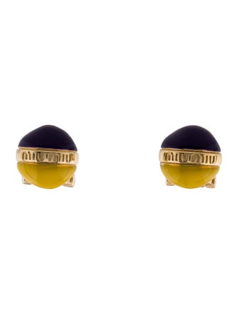 Miu Miu x Nathalie Djurberg & Hans Berg Resin Clip-On Earrings
