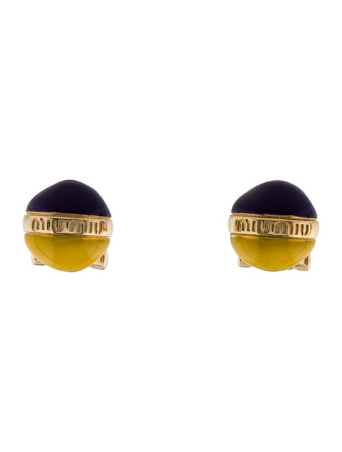 Miu Miu x Nathalie Djurberg & Hans Berg Resin Clip-On Earrings