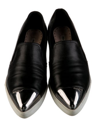 Miu Miu Leather Ballet Flats