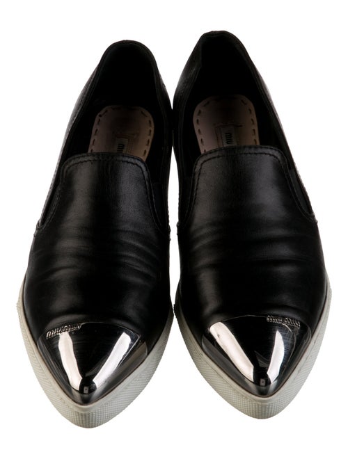 Miu Miu Leather Ballet Flats