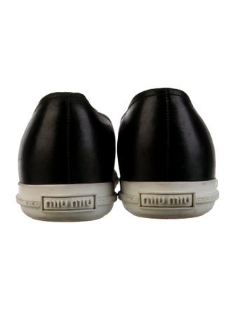 Miu Miu Leather Ballet Flats