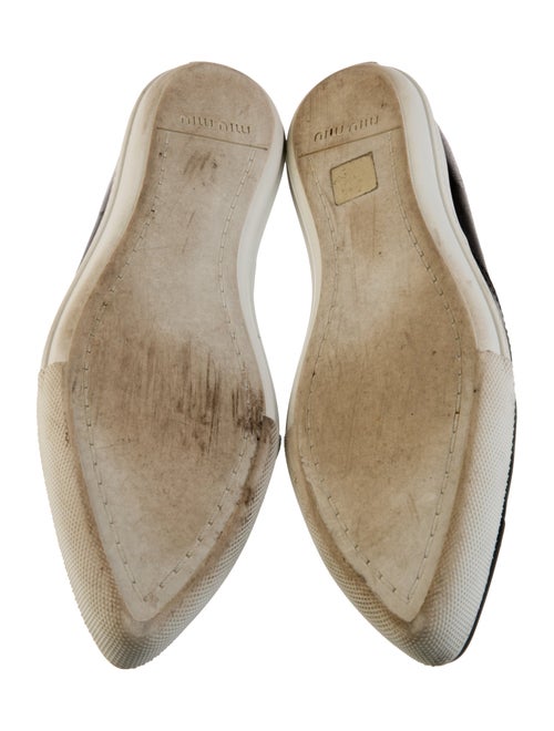 Miu Miu Leather Ballet Flats