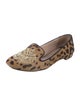 Miu Miu Ponyhair Animal Print Loafers