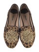 Miu Miu Ponyhair Animal Print Loafers