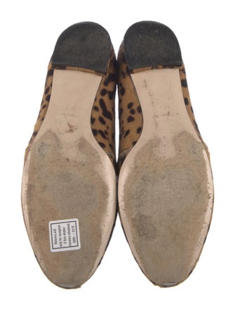 Miu Miu Ponyhair Animal Print Loafers
