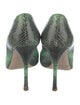 Miu Miu GG Embossed Snakeskin Pumps