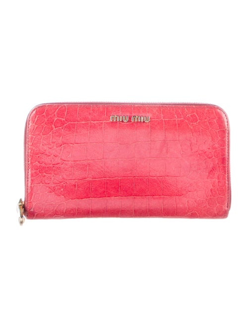 Miu Miu Leather Continental Wallet