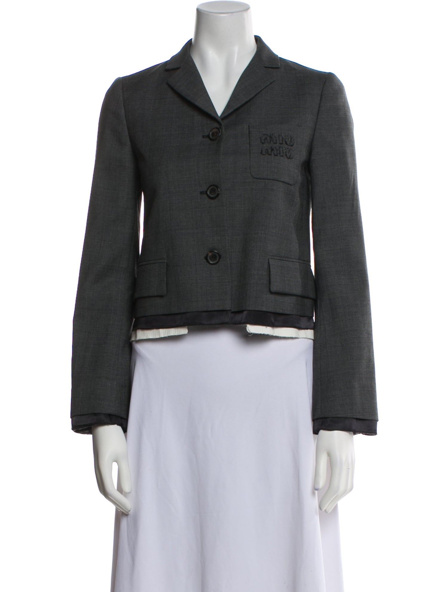 Miu Miu 2022 Virgin Wool Blazer