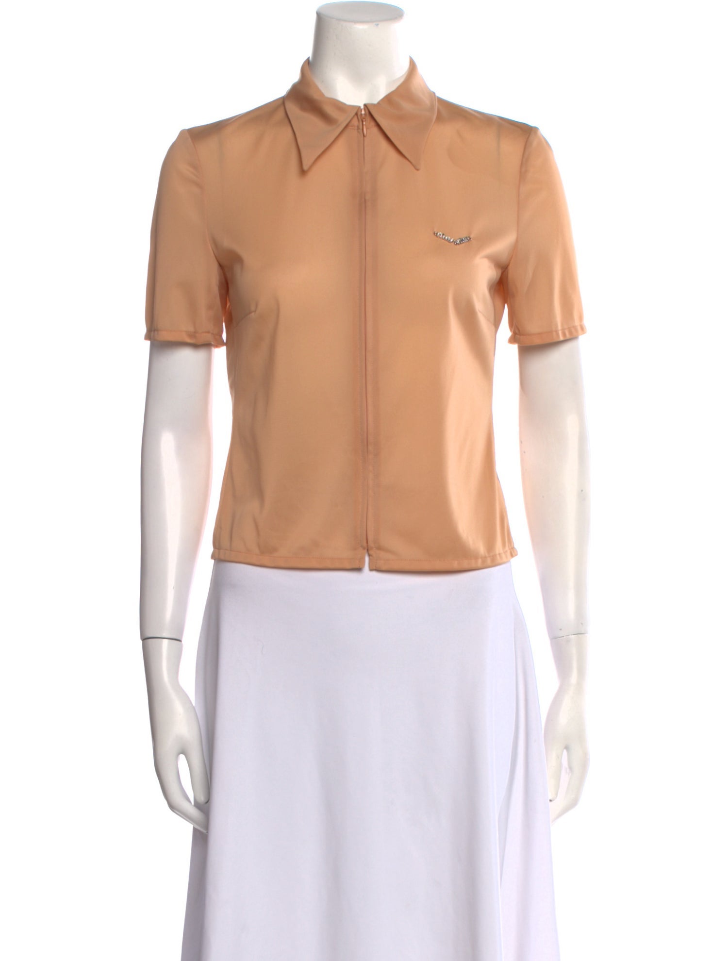 Miu Miu 2021 Short Sleeve Button-Up Top