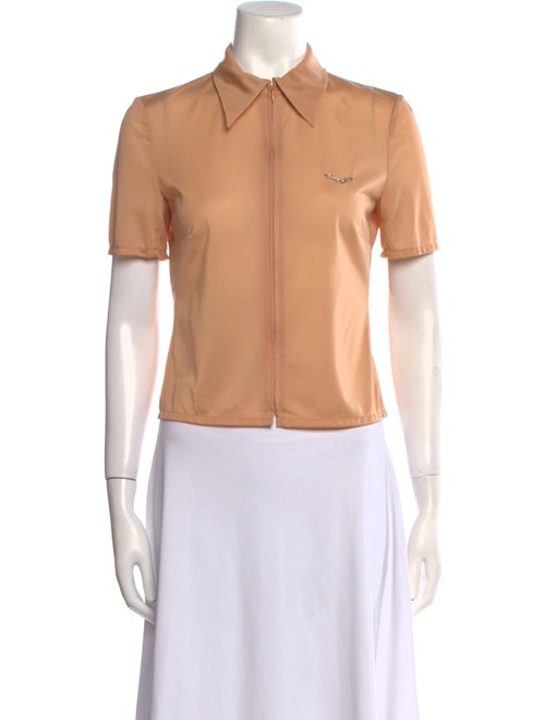 Miu Miu 2021 Short Sleeve Button-Up Top