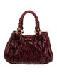 Miu Miu Leather Top Handle Bag