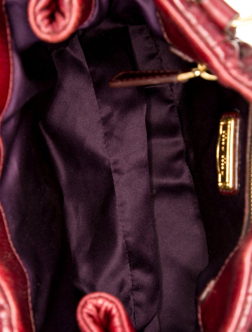 Miu Miu Leather Top Handle Bag