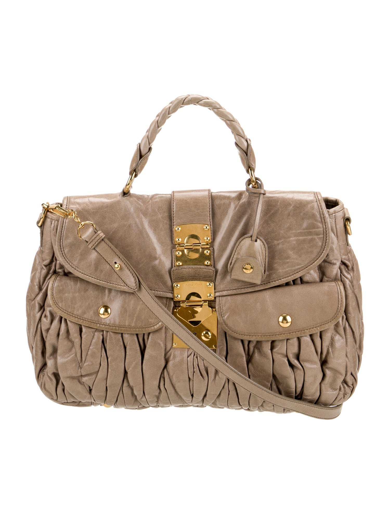 Miu Miu Leather Shoulder Bag