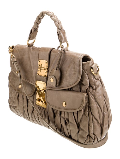 Miu Miu Leather Shoulder Bag