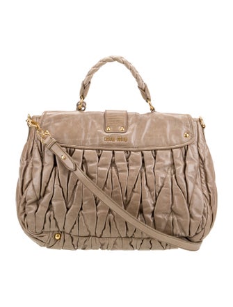 Miu Miu Leather Shoulder Bag