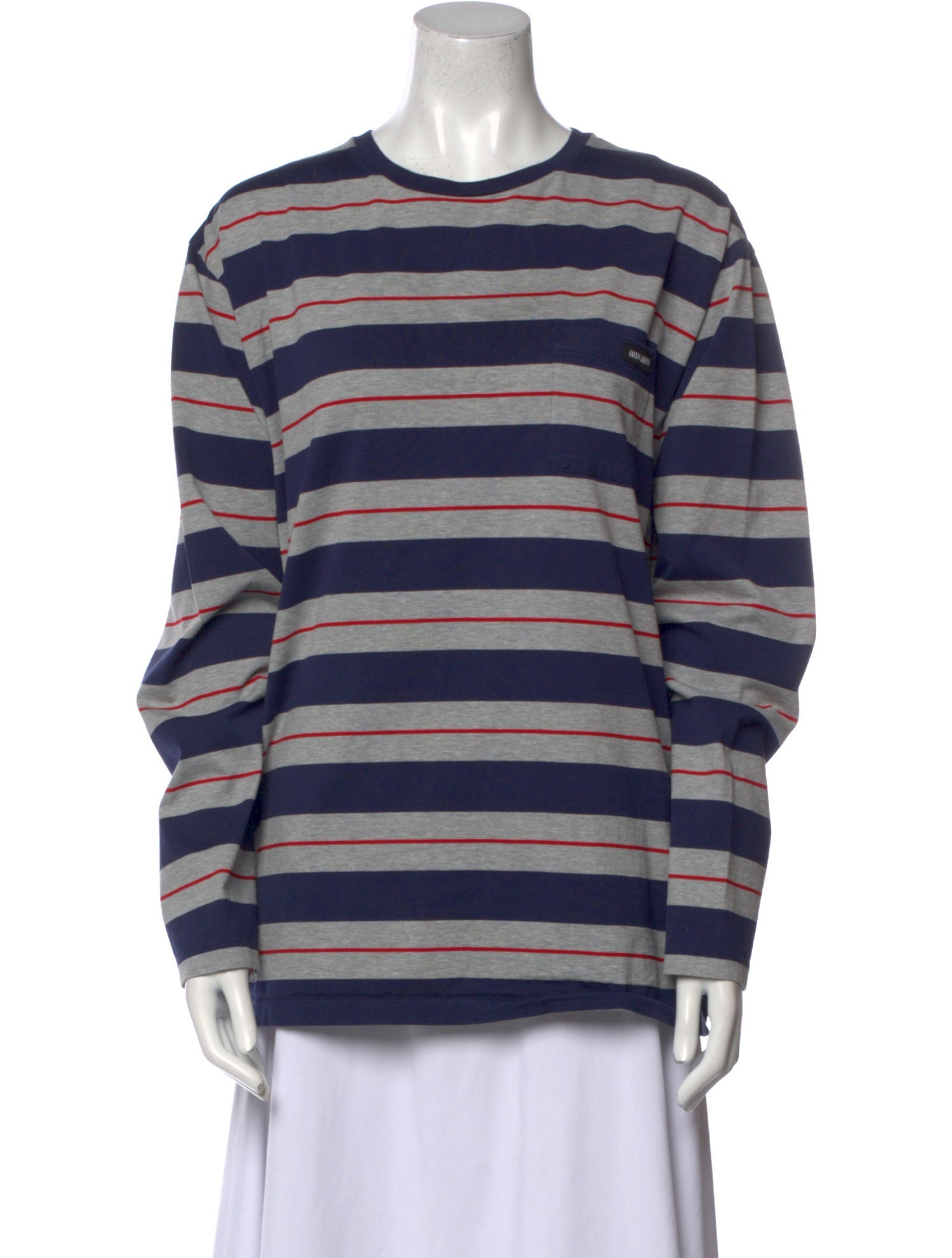 Miu Miu 2025 Striped Sweatshirt w/ Tags