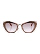 Miu Miu Cat-Eye Gradient Sunglasses