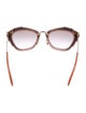 Miu Miu Cat-Eye Gradient Sunglasses