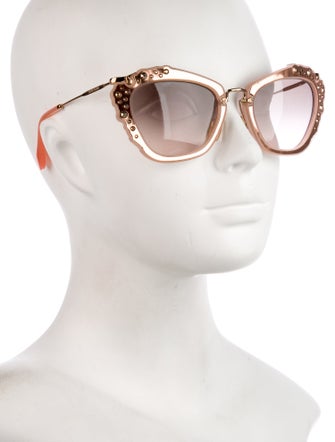 Miu Miu Cat-Eye Gradient Sunglasses
