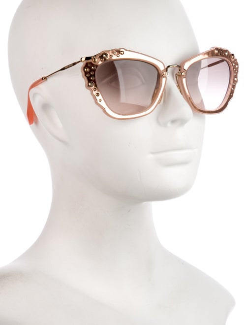 Miu Miu Cat-Eye Gradient Sunglasses