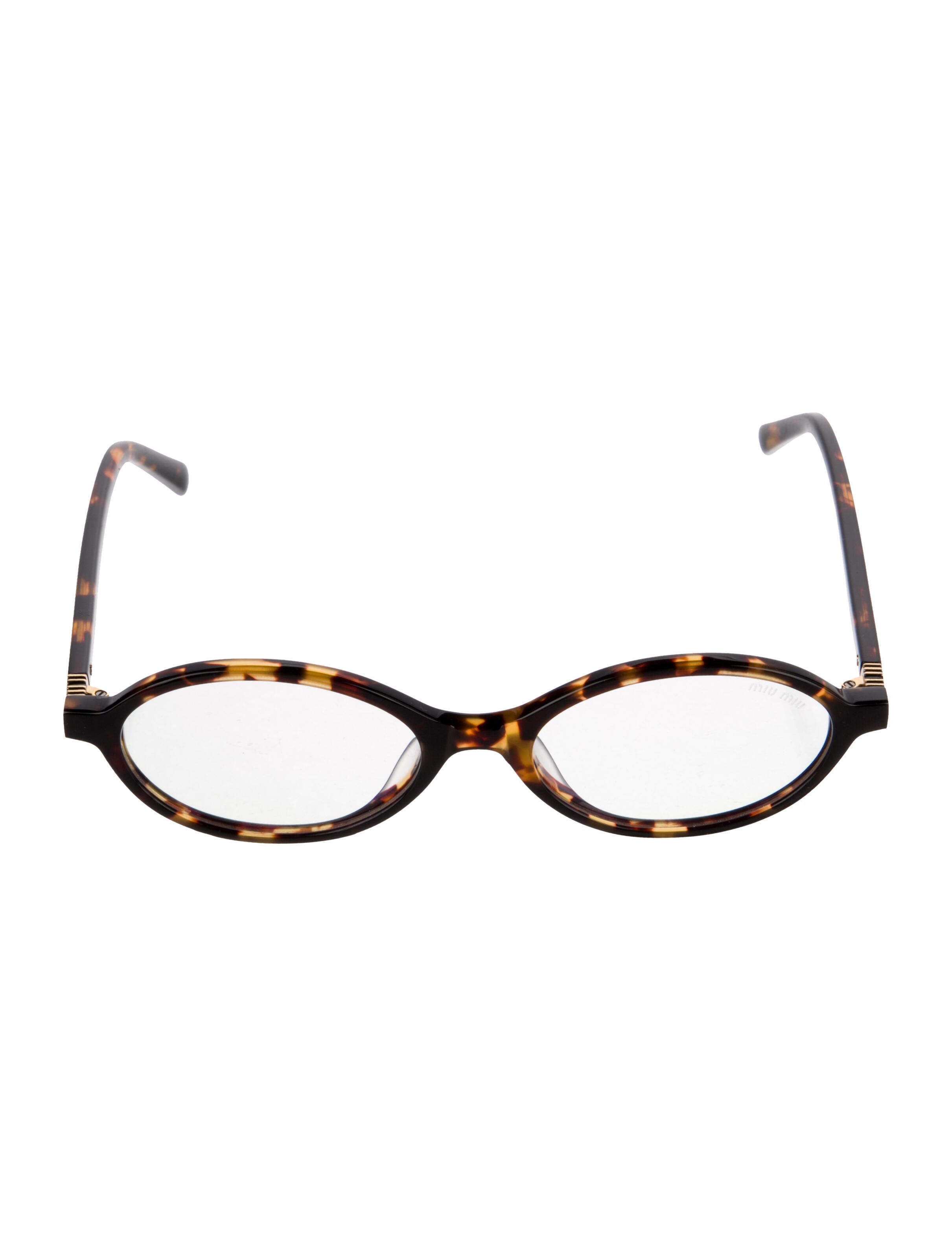 Miu Miu Round Clear Sunglasses