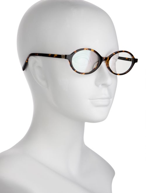 Miu Miu Round Clear Sunglasses