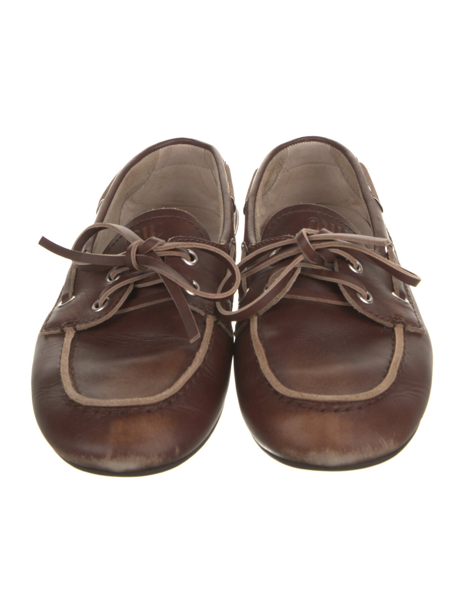 Miu Miu Leather Loafers