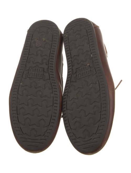 Miu Miu Leather Loafers