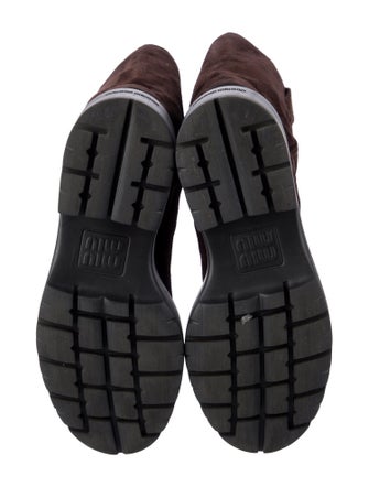 Miu Miu Suede Moto Boots