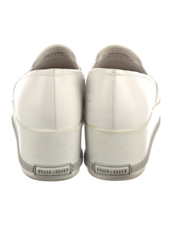Miu Miu Leather Loafers